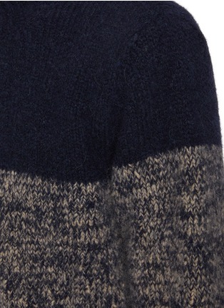  - DRIES VAN NOTEN - Two Tone Knit Sweater