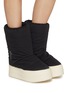 Figure View - Click To Enlarge - RICK OWENS DRKSHDW - Bumper Lunar Snow Quilted Boots