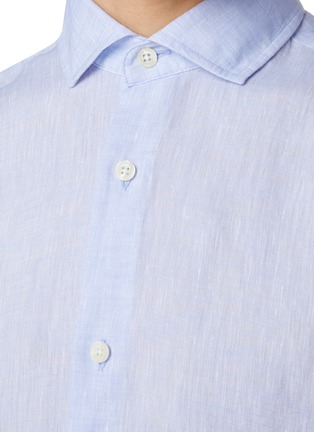  - FRESCOBOL CARIOCA - Antonio Spread Collar Linen Shirt