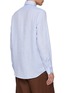 Back View - Click To Enlarge - FRESCOBOL CARIOCA - Antonio Spread Collar Linen Shirt