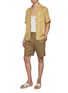 Figure View - Click To Enlarge - FRESCOBOL CARIOCA - Roberto Camp Collar Floral Linen Shirt