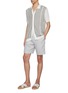 Figure View - Click To Enlarge - FRESCOBOL CARIOCA - Felipe Linen Cotton Shorts