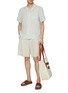 Figure View - Click To Enlarge - FRESCOBOL CARIOCA - Camp Collar Relaxed Linen Shirt