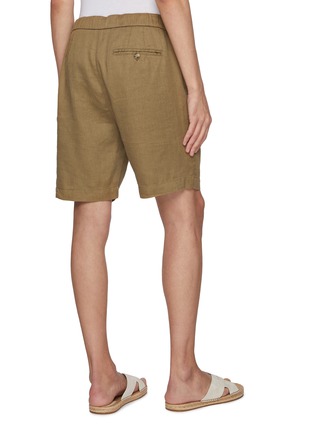 Back View - Click To Enlarge - FRESCOBOL CARIOCA - Felipe Linen Cotton Shorts