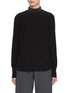 Main View - Click To Enlarge - BRUNELLO CUCINELLI - Monili Collar Silk Blouse