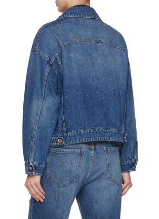 Back View - Click To Enlarge - BRUNELLO CUCINELLI - Dark Wash Denim Jacket