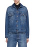 Main View - Click To Enlarge - BRUNELLO CUCINELLI - Dark Wash Denim Jacket