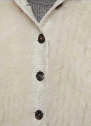  - BRUNELLO CUCINELLI - Hooded Cashmere Fur Cardigan