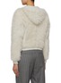 Back View - Click To Enlarge - BRUNELLO CUCINELLI - Hooded Cashmere Fur Cardigan