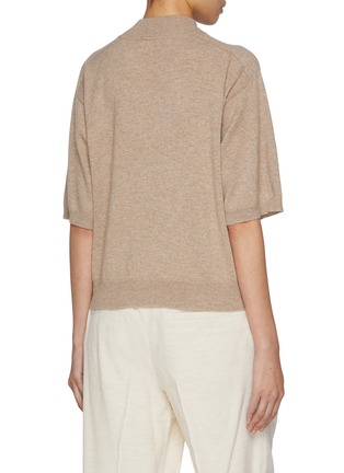 Back View - Click To Enlarge - BRUNELLO CUCINELLI - Monili Neckline Cashmere Sweater