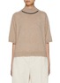 Main View - Click To Enlarge - BRUNELLO CUCINELLI - Monili Neckline Cashmere Sweater