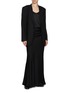 Figure View - Click To Enlarge - BRUNELLO CUCINELLI - Satin Maxi Skirt