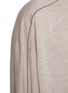  - BRUNELLO CUCINELLI - Monili Sleeve Piping Cashmere Silk Sweater