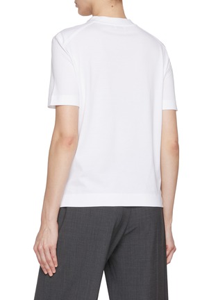 Back View - Click To Enlarge - BRUNELLO CUCINELLI - Monili Pocket Cotton T-shirt