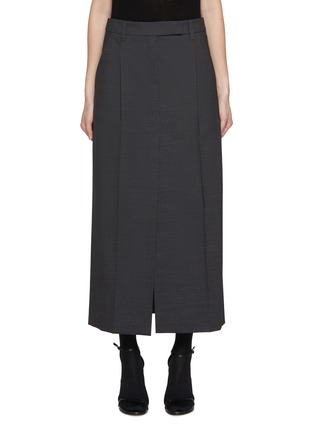 Main View - Click To Enlarge - BRUNELLO CUCINELLI - Front Pleat Skirt