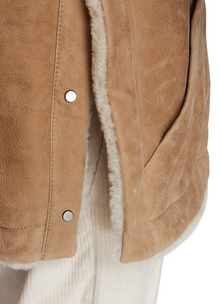  - BRUNELLO CUCINELLI - Hooded Reversible Shearling Jacket