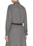 Back View - Click To Enlarge - BRUNELLO CUCINELLI - Cropped Virgin Wool Shirt