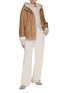 Figure View - Click To Enlarge - BRUNELLO CUCINELLI - Monili Embellished Zip Up Knit Cardigan