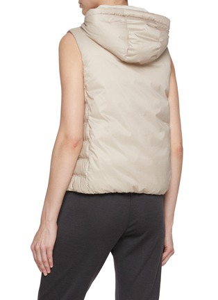 Back View - Click To Enlarge - BRUNELLO CUCINELLI - Hooded Puffer Vest