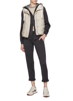 Figure View - Click To Enlarge - BRUNELLO CUCINELLI - Hooded Puffer Vest