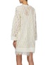 Back View - Click To Enlarge - BRUNELLO CUCINELLI - Sequin Argyle Cashmere Dress