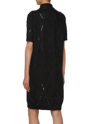 Back View - Click To Enlarge - BRUNELLO CUCINELLI - Sequin Embellished Dress