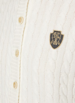  - BRUNELLO CUCINELLI - Crest Logo Cashmere Cardigan