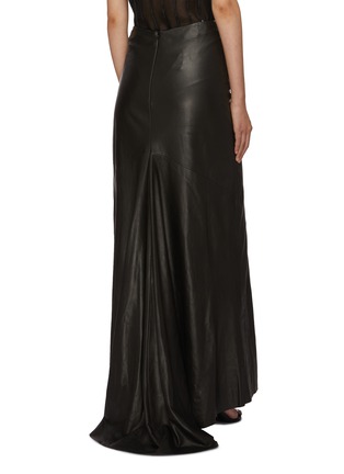 Back View - Click To Enlarge - BRUNELLO CUCINELLI - Leather Mermaid Skirt