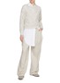 Figure View - Click To Enlarge - BRUNELLO CUCINELLI - Monili Embellished Cotton Blend Poplin Shirt