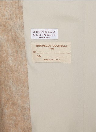  - BRUNELLO CUCINELLI - Notch Lapel Single Breasted Mohair Silk Blend Blazer