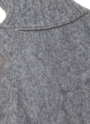  - BRUNELLO CUCINELLI - Monili Turtleneck Wool Mohair Sweater