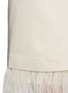  - BRUNELLO CUCINELLI - Feather Hem Cady Satin Shift Dress