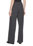 Back View - Click To Enlarge - BRUNELLO CUCINELLI - Monili Waistband Virgin Wool Blend Pants