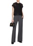 Figure View - Click To Enlarge - BRUNELLO CUCINELLI - Monili Waistband Virgin Wool Blend Pants