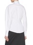 Back View - Click To Enlarge - BRUNELLO CUCINELLI - Monili Mandarin Collar Puff Sleeves Shirt