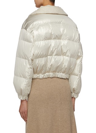 Back View - Click To Enlarge - BRUNELLO CUCINELLI - Techno Canvas Puffer Jacket