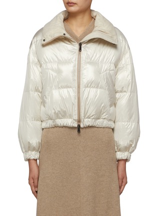 Main View - Click To Enlarge - BRUNELLO CUCINELLI - Techno Canvas Puffer Jacket