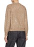 Back View - Click To Enlarge - BRUNELLO CUCINELLI - Sequin Argyle Sweater