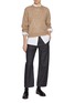 Figure View - Click To Enlarge - BRUNELLO CUCINELLI - Sequin Argyle Sweater