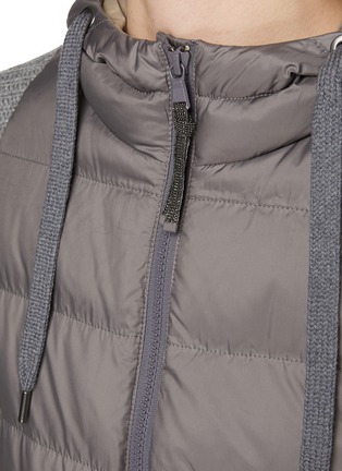  - BRUNELLO CUCINELLI - Monili Zipper Feather Puffer Jacket