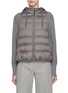 Main View - Click To Enlarge - BRUNELLO CUCINELLI - Monili Zipper Feather Puffer Jacket