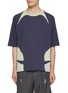 Main View - Click To Enlarge - _J.L-A.L_ - Waffle Facet Cotton T-Shirt