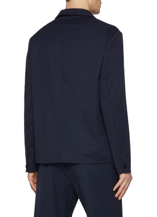 Back View - Click To Enlarge - BARENA - Spread Collar Overshirt