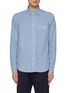 Main View - Click To Enlarge - BARENA - Point Collar Chest Pocket Cotton Shirt