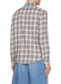 Back View - Click To Enlarge - BARENA - Chest Pocket Chequered Shirt