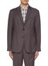 Main View - Click To Enlarge - BARENA - Single Breasted Notch Lapel Virgin Wool Blend Blazer