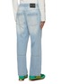 Back View - Click To Enlarge - FFIXXED STUDIOS - Frayed Pocket Wide Leg Jeans