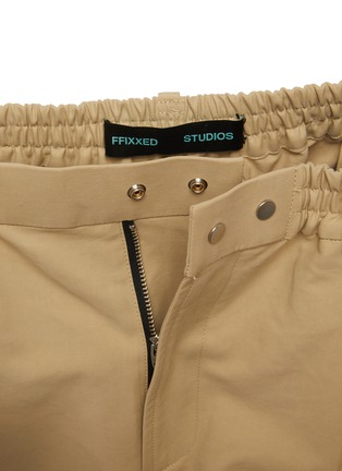 Detail View - Click To Enlarge - FFIXXED STUDIOS - Wide Tabbed Hem Cotton Track Pants