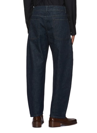 Back View - Click To Enlarge - LEMAIRE - Twisted Workwear Cotton Tapered Leg Jeans