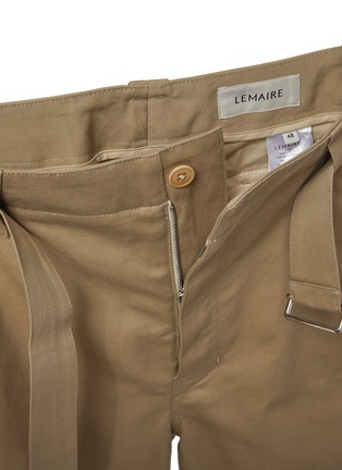 Detail View - Click To Enlarge - LEMAIRE - Adjustable Cuff Twisted Cotton Linen Pants